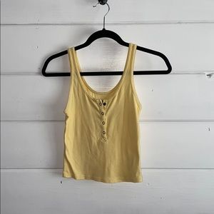 Cropped Yellow tank !💛